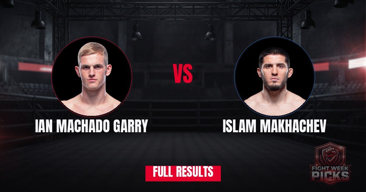 UFC 330 Results: Makhachev vs. Machado Garry