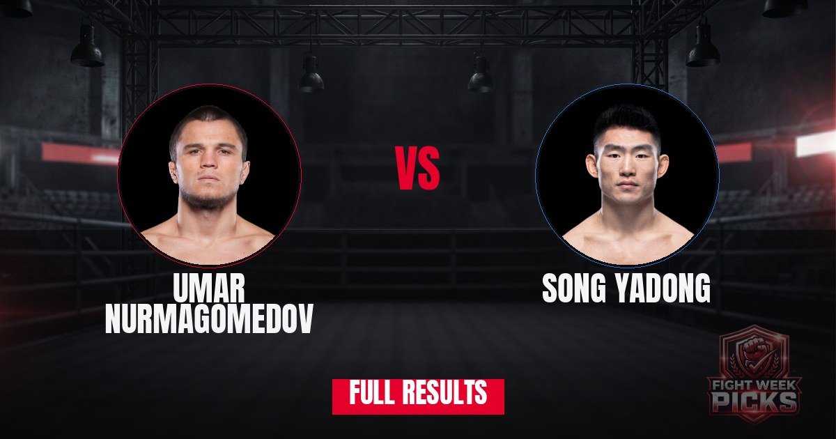 UFC Fight Night Results: Nurmagomedov vs. Song